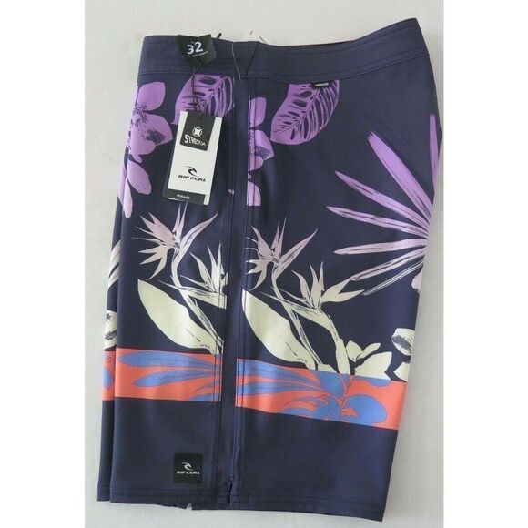 Rip Curl Mirage Fader CBOQB9 0049 Men's Sz 32 Navy Floral 20" Boardshorts - Picture 3 of 4